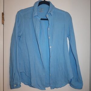 Lilly Pulitzer Blue Button Down Shirt